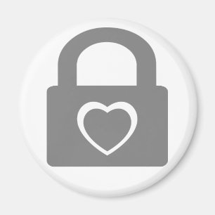 Aimant l'amour verrouillé.