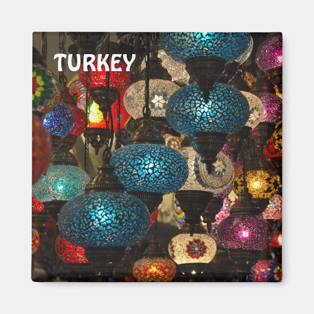 Aimant Lampes turques traditionnelles (Devant)