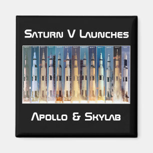 Aimant Lancement de la fusée Saturn V Moon