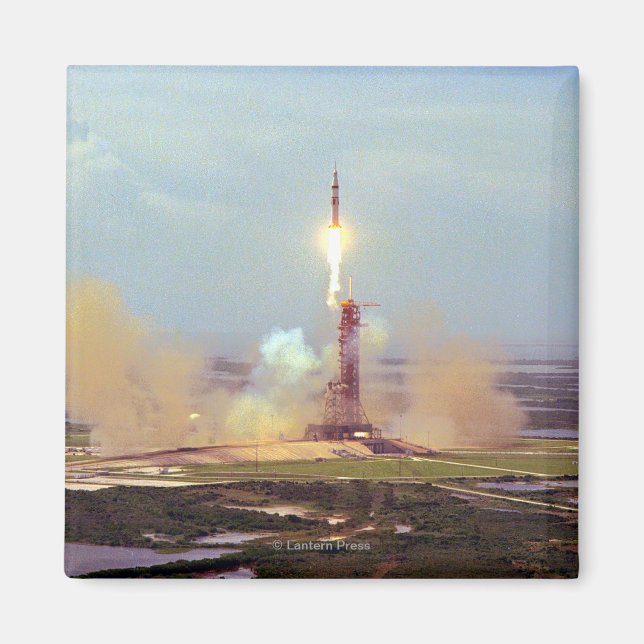 Aimant Lancement du projet de test Apollo Soyuz Saturn IB (Devant)