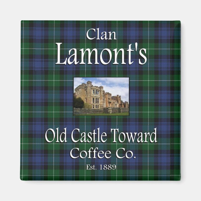 Aimant L'ancien château de Clan Lamont vers Coffee Co. Ma (Devant)