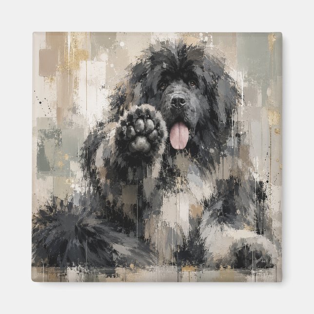 Aimant Landseer Abstrait (Devant)