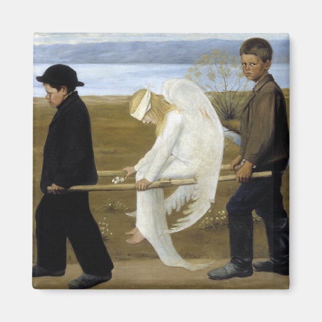 Aimant L'ange blessé (Devant)