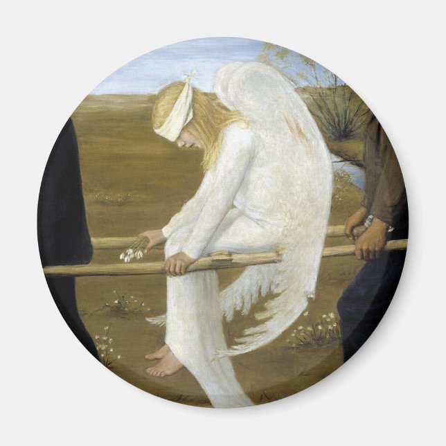 Aimant L'ange blessé (détail) (Devant)