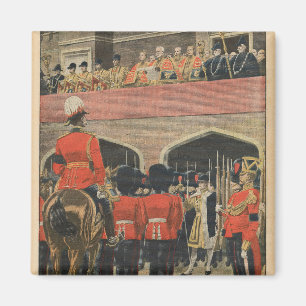 Aimant L'Angleterre, proclamation du nouveau Roi George V