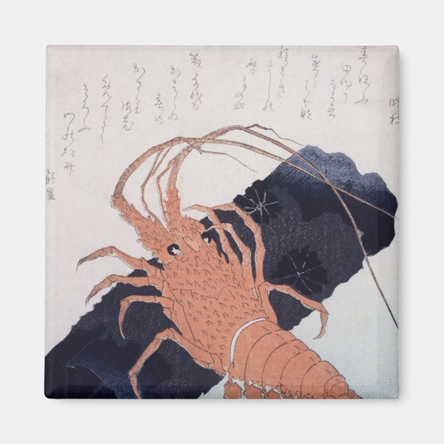 Aimant Langoustine avec bloc de charbon, vers 1830 (Devant)