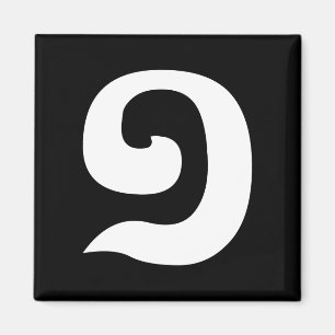 Aimant Langue cambodgienne de Khmer du numéro 1/un/១