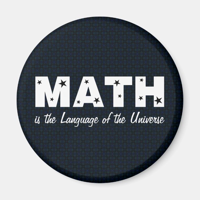 Aimant Langue Mathématique De L'Univers (Devant)