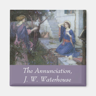 Aimant L'Annonciation par John William Waterhouse