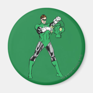 Aimant Lanterne verte avec la lanterne