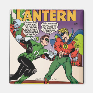 Aimant Lanterne verte dans la bague