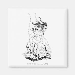 Aimant Lanterne verte et saphir étoile
