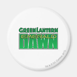 Aimant Lanterne verte - logo vert d'aube