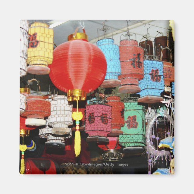 Aimant lanternes chinoises en Chine (Devant)