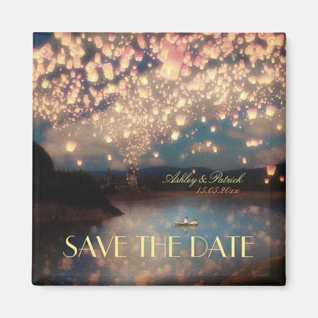 Aimant Lanternes Love Wish (Devant)