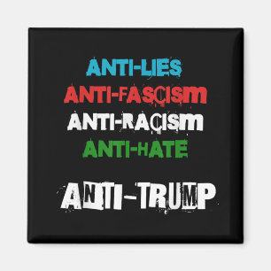 Aimant L'Anti-Trump Met En Cause Le Fascisme Le Racisme E