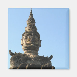 Aimant Lao Giant Guardian .. Parc du Bouddha, Vientiane, 