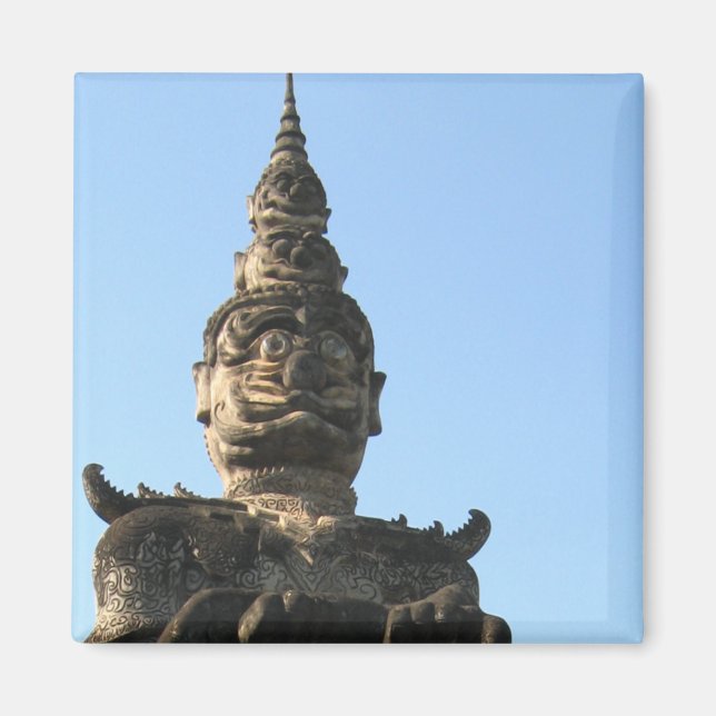Aimant Lao Giant Guardian .. Parc du Bouddha, Vientiane,  (Devant)