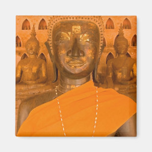 Aimant Laos, Vientiane, l'une des 6840 images de Bouddha