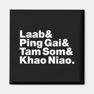 Aimant Laotian Street Food