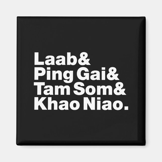 Aimant Laotian Street Food (Devant)