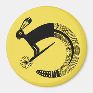 Aimant Lapin à demi-Jack et serpent à demi-bétail