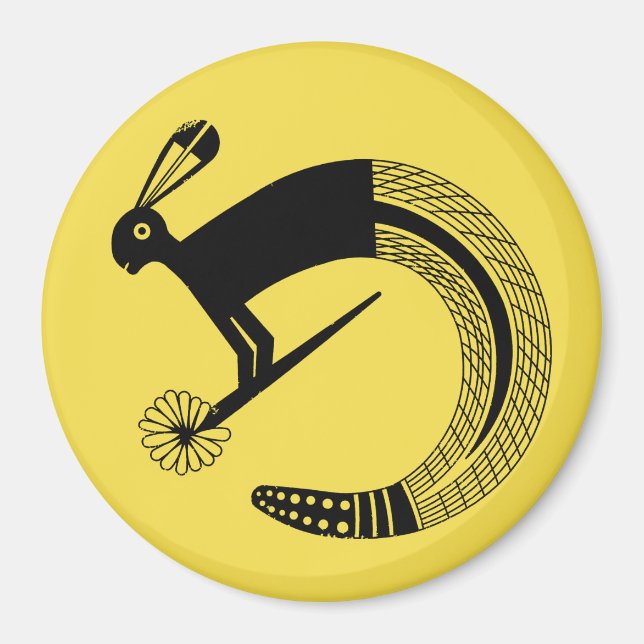 Aimant Lapin à demi-Jack et serpent à demi-bétail (Devant)