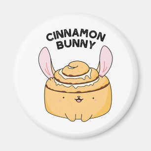Aimant Lapin à la Cannelle Blague Drôle sur le Petit Pain