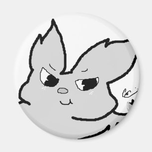 Aimant Lapin argenté