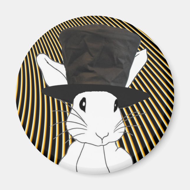 Aimant Lapin blanc (Devant)
