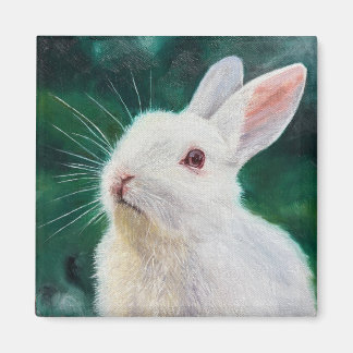 Aimant Lapin Blanc