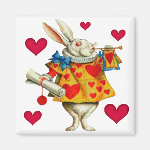 Aimant Lapin blanc 1