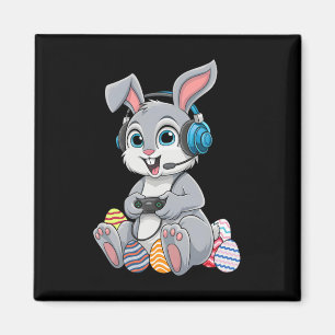 Aimant Lapin de jeu vidéo œuf de Pâques garçons hommes en