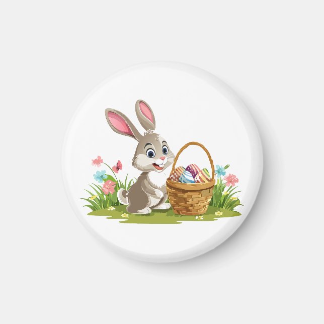 Aimant lapin de Pâques (Devant)