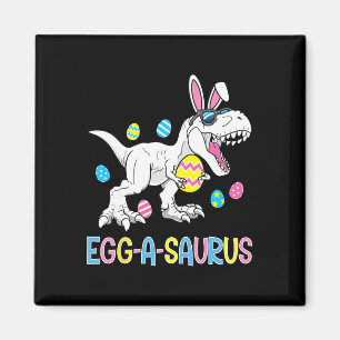 Aimant Lapin de Pâques Oeuf de Dinosaure A Saurus Trex En