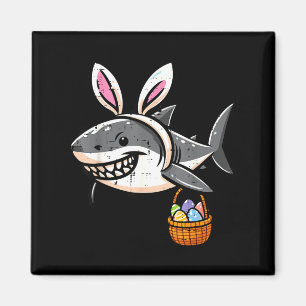 Aimant lapin de Pâques requin oreilles panier d'œufs garç
