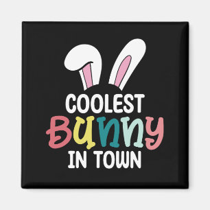 Aimant Lapin Le Plus Cool En Ville Lapin De Pâques Lapin 