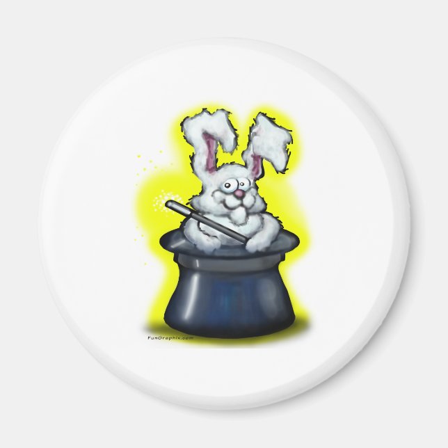 Aimant Lapin Magique (Devant)
