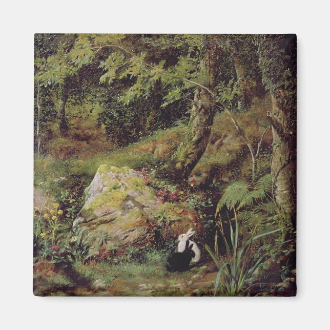 Aimant Lapins errants (Devant)