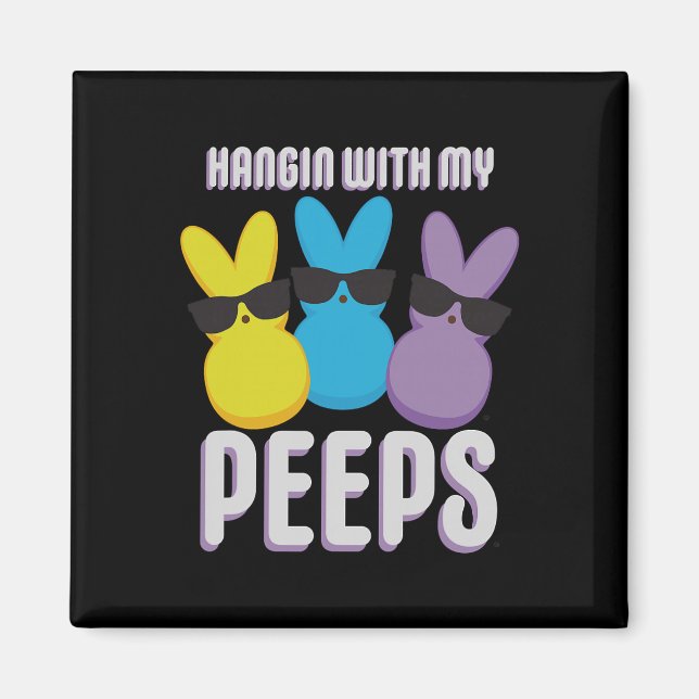 Aimant Lapins Pâques Suspendus Avec Mes Lapins Cool Lapin (Devant)