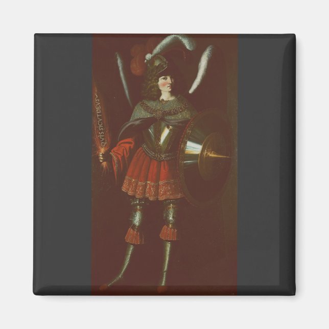 Aimant L'Archange Michel par Francisco de Zurbarán (Devant)