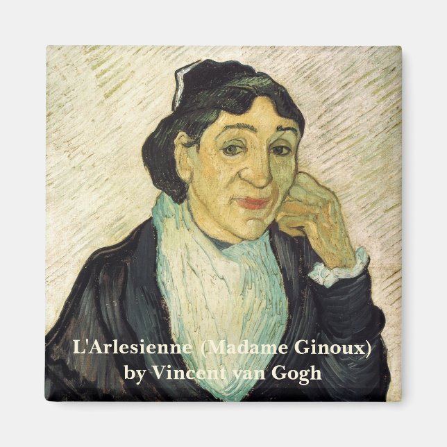 Aimant L'Arlésienne (Madame Ginoux) de Vincent van Gogh (Devant)