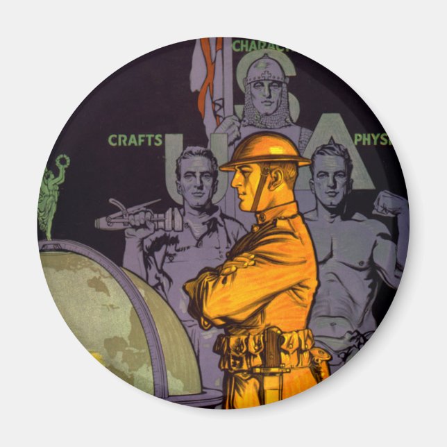 Aimant L'armée construit des hommes (Devant)