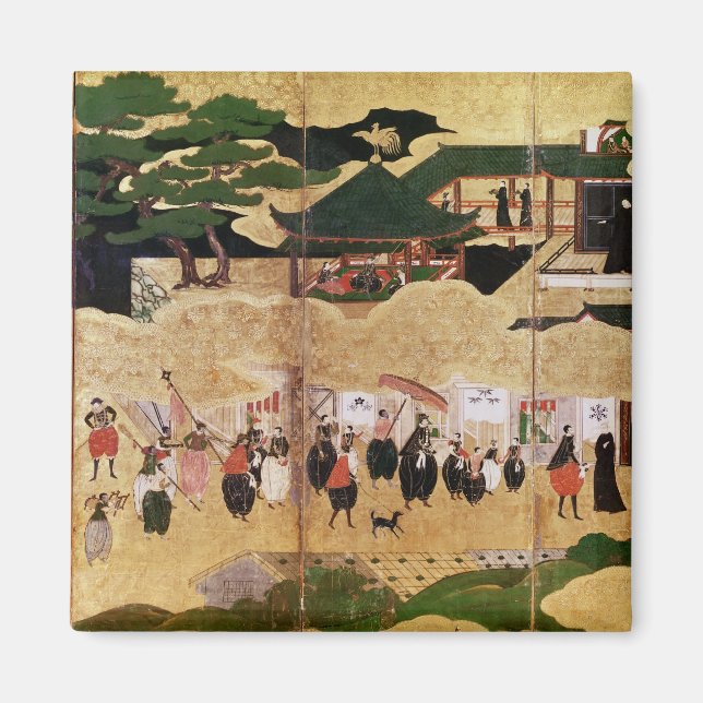 Aimant L'arrivée des Portugais au Japon 3 (Devant)