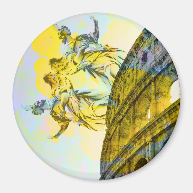 Aimant L'art cool de Rome éléments de manière branchée (Devant)