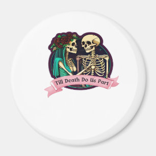 Aimant L'art de la Saint-Valentin « Jusqu'à ce que la mor