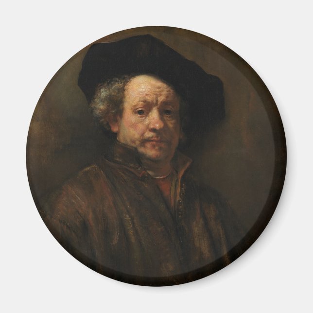Aimant L'art de l'auto-portrait de Rembrandt van Rijn (Devant)