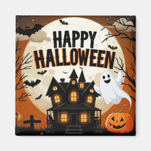 Aimant L'art d'Halloween vintage