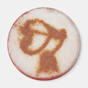 Aimant L'art du café en latte d'Antenna