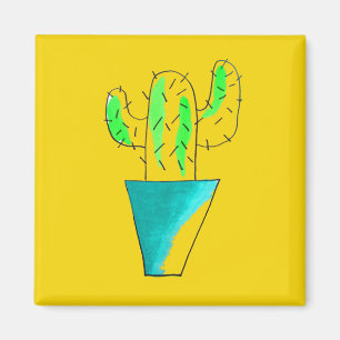 Aimant L'art du désert mexicain de cactus